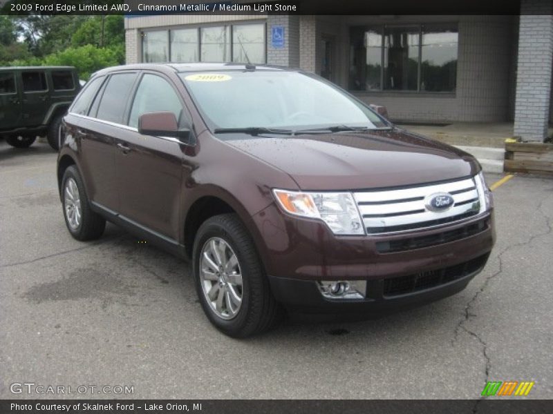 Cinnamon Metallic / Medium Light Stone 2009 Ford Edge Limited AWD