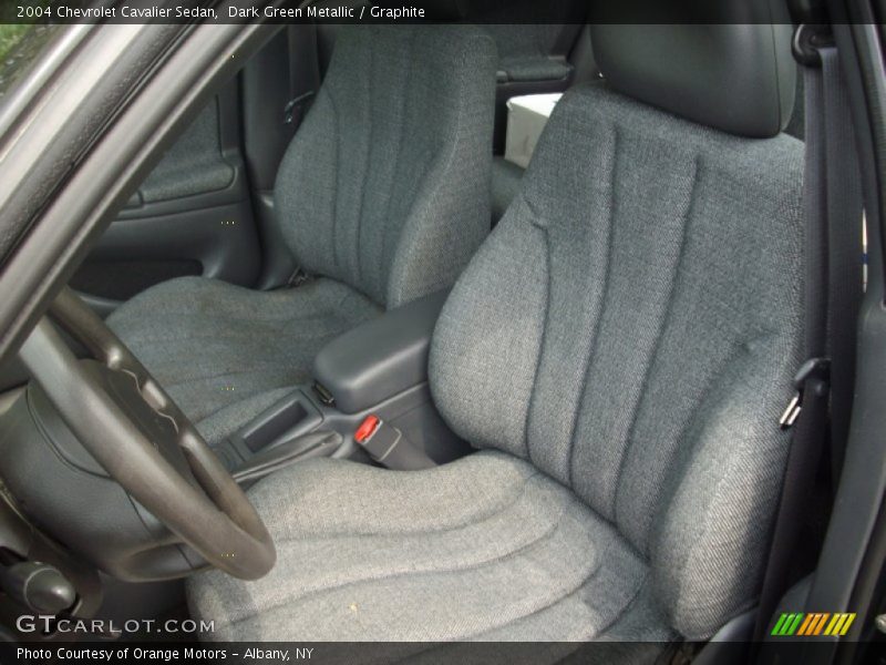Dark Green Metallic / Graphite 2004 Chevrolet Cavalier Sedan