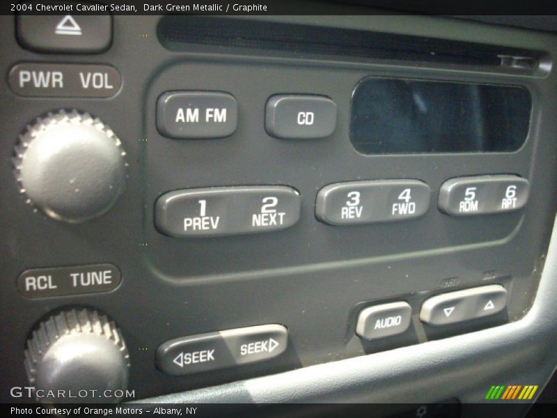 Dark Green Metallic / Graphite 2004 Chevrolet Cavalier Sedan