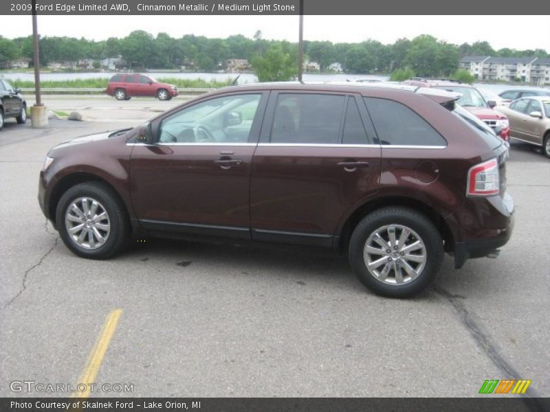 Cinnamon Metallic / Medium Light Stone 2009 Ford Edge Limited AWD
