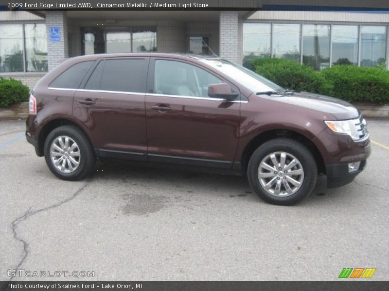 Cinnamon Metallic / Medium Light Stone 2009 Ford Edge Limited AWD