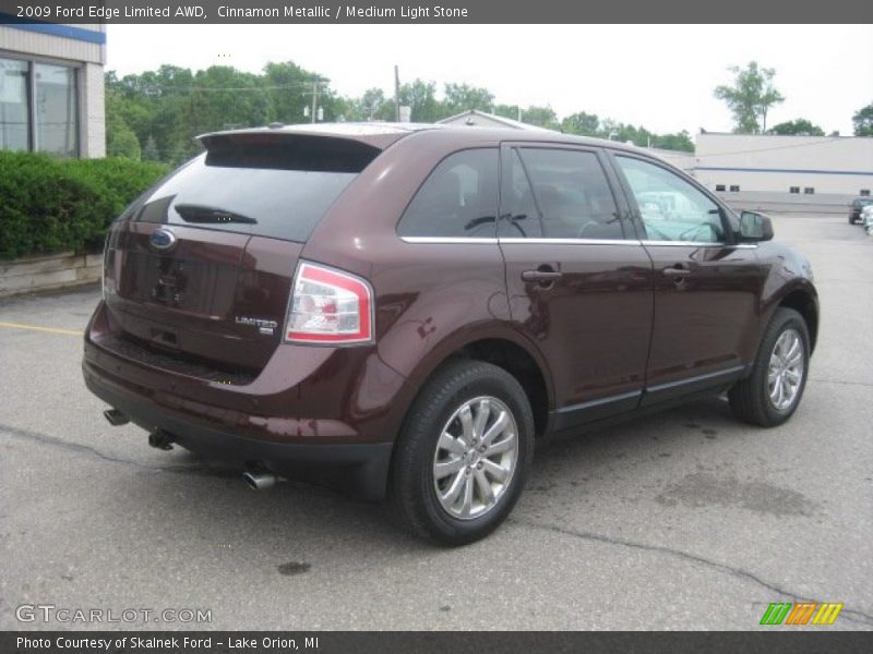 Cinnamon Metallic / Medium Light Stone 2009 Ford Edge Limited AWD