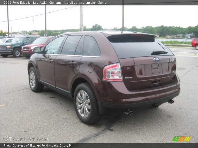 Cinnamon Metallic / Medium Light Stone 2009 Ford Edge Limited AWD