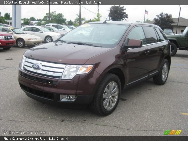 Cinnamon Metallic / Medium Light Stone 2009 Ford Edge Limited AWD