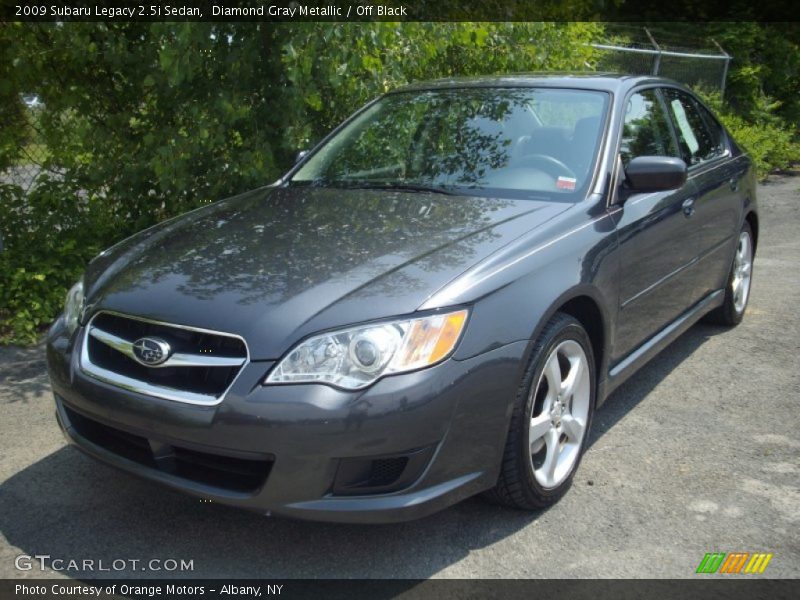 Diamond Gray Metallic / Off Black 2009 Subaru Legacy 2.5i Sedan