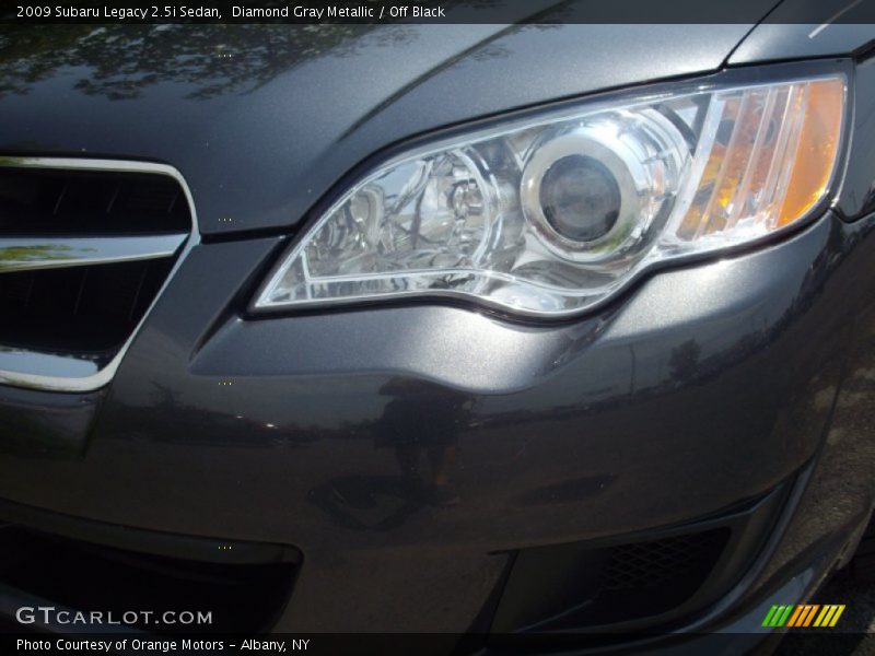 Diamond Gray Metallic / Off Black 2009 Subaru Legacy 2.5i Sedan