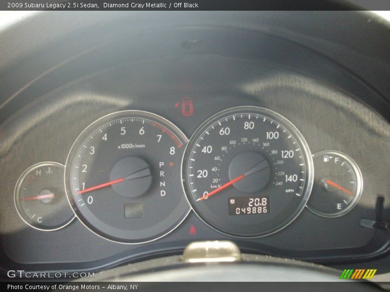 Diamond Gray Metallic / Off Black 2009 Subaru Legacy 2.5i Sedan