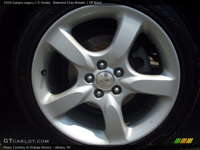 Diamond Gray Metallic / Off Black 2009 Subaru Legacy 2.5i Sedan