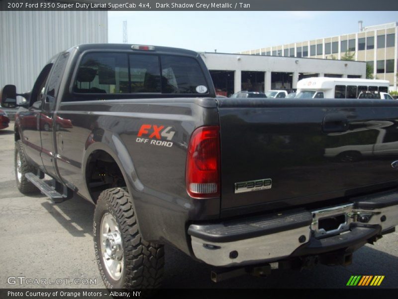 Dark Shadow Grey Metallic / Tan 2007 Ford F350 Super Duty Lariat SuperCab 4x4