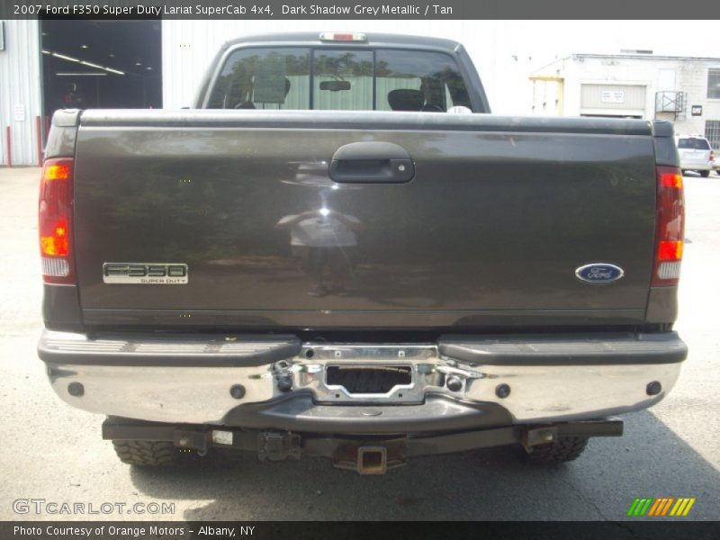Dark Shadow Grey Metallic / Tan 2007 Ford F350 Super Duty Lariat SuperCab 4x4