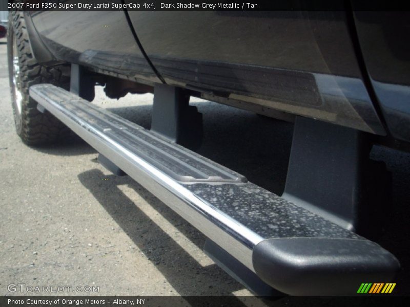 Dark Shadow Grey Metallic / Tan 2007 Ford F350 Super Duty Lariat SuperCab 4x4
