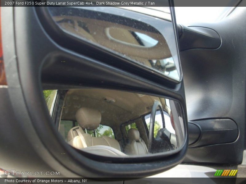 Dark Shadow Grey Metallic / Tan 2007 Ford F350 Super Duty Lariat SuperCab 4x4