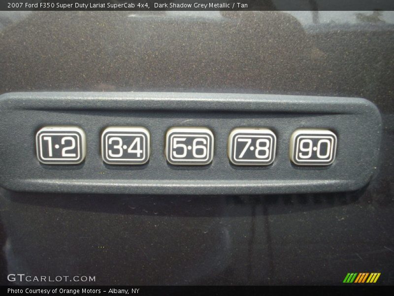 Dark Shadow Grey Metallic / Tan 2007 Ford F350 Super Duty Lariat SuperCab 4x4