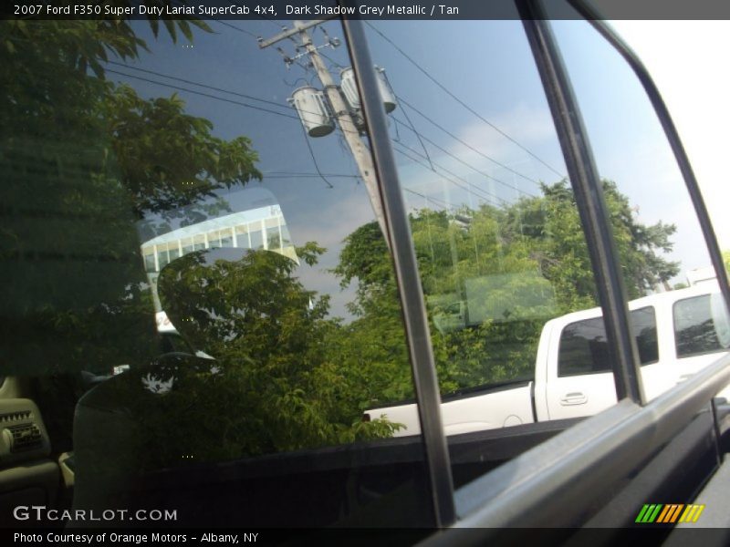 Dark Shadow Grey Metallic / Tan 2007 Ford F350 Super Duty Lariat SuperCab 4x4