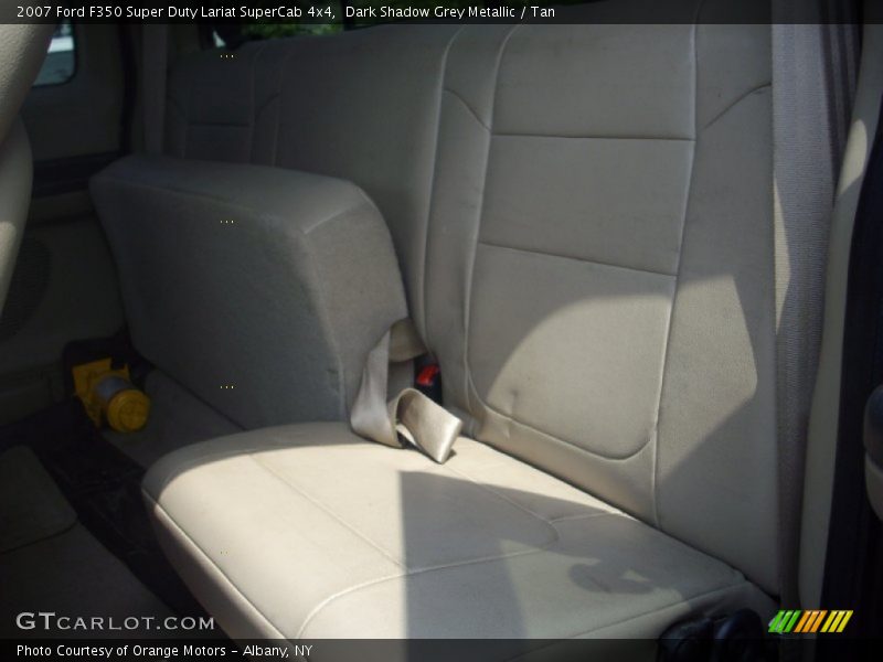 Dark Shadow Grey Metallic / Tan 2007 Ford F350 Super Duty Lariat SuperCab 4x4