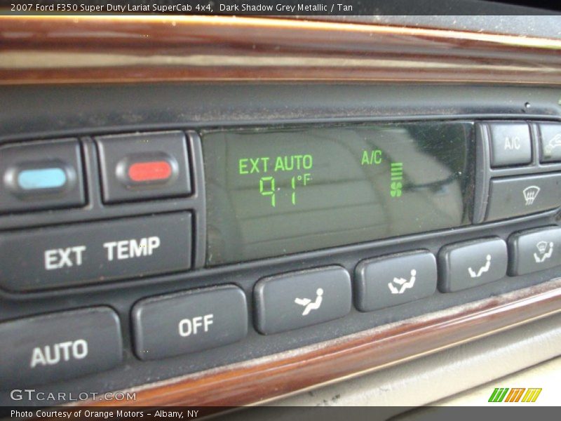 Dark Shadow Grey Metallic / Tan 2007 Ford F350 Super Duty Lariat SuperCab 4x4