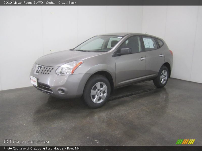 Gotham Gray / Black 2010 Nissan Rogue S AWD