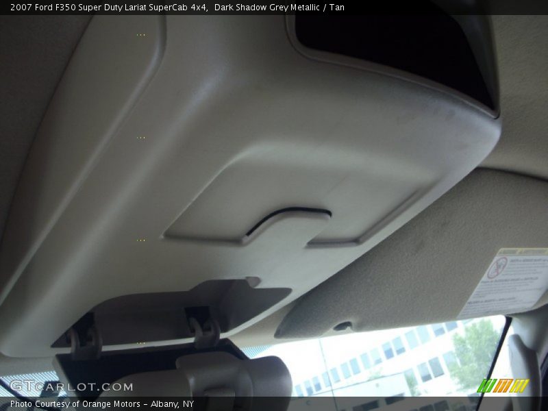 Dark Shadow Grey Metallic / Tan 2007 Ford F350 Super Duty Lariat SuperCab 4x4