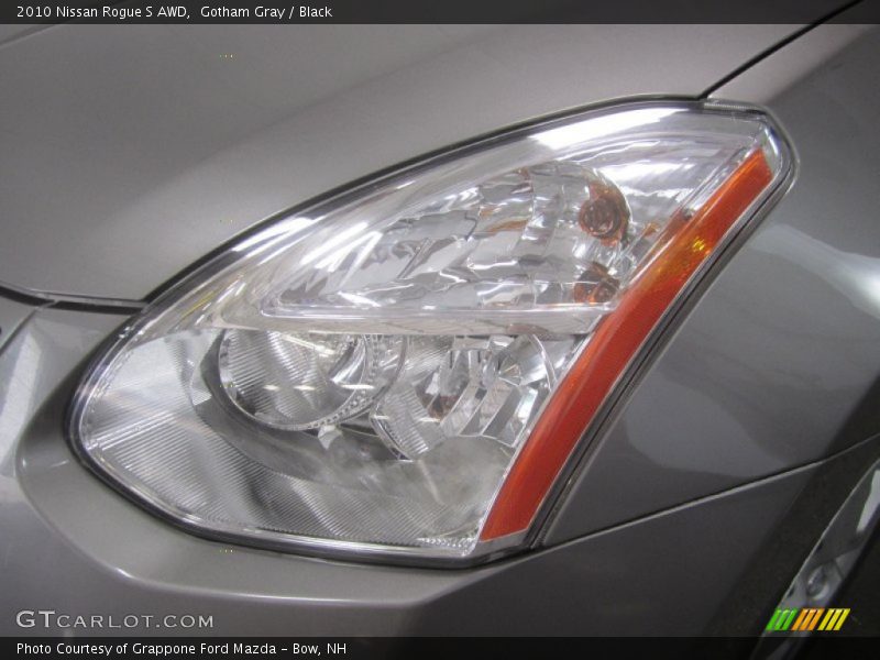 Gotham Gray / Black 2010 Nissan Rogue S AWD