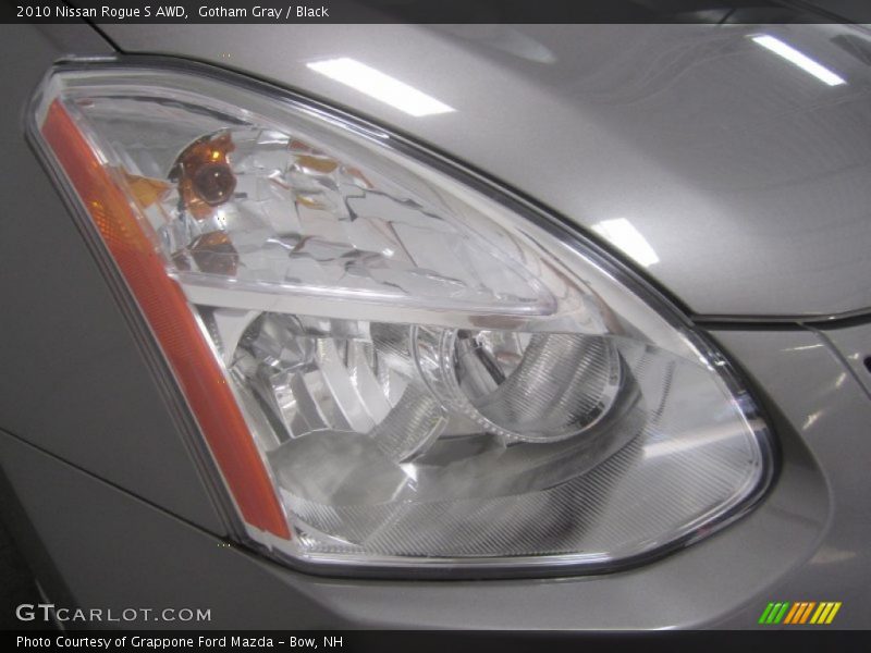 Gotham Gray / Black 2010 Nissan Rogue S AWD