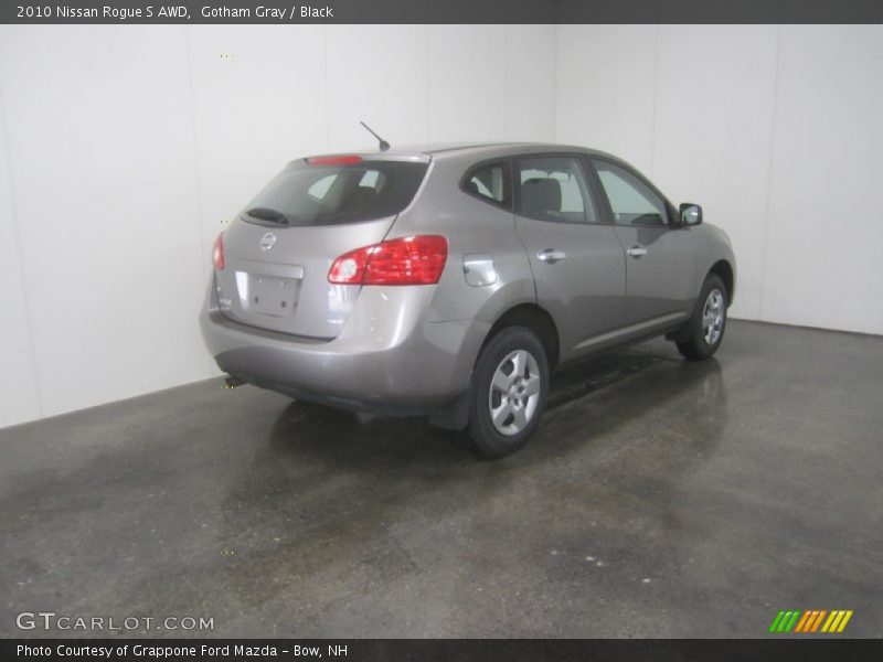 Gotham Gray / Black 2010 Nissan Rogue S AWD