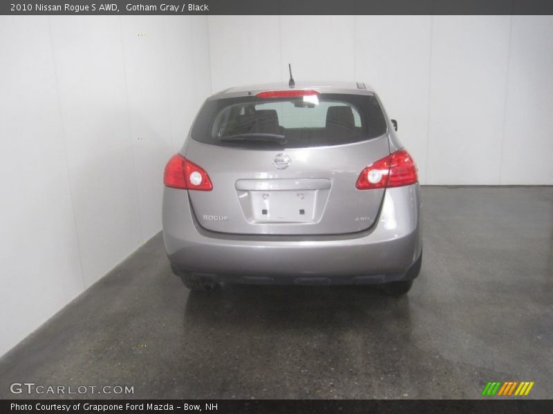 Gotham Gray / Black 2010 Nissan Rogue S AWD