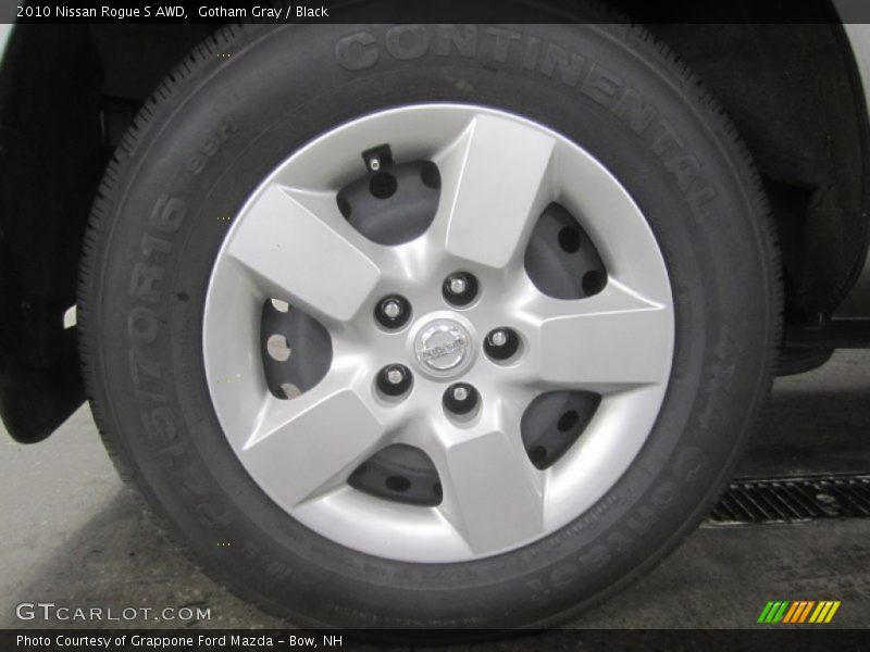 Gotham Gray / Black 2010 Nissan Rogue S AWD