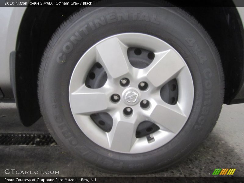 Gotham Gray / Black 2010 Nissan Rogue S AWD