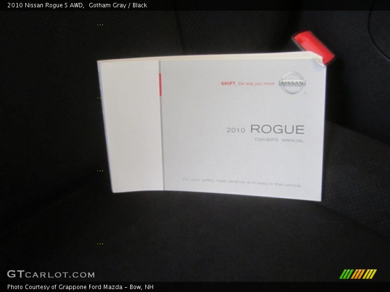 Gotham Gray / Black 2010 Nissan Rogue S AWD