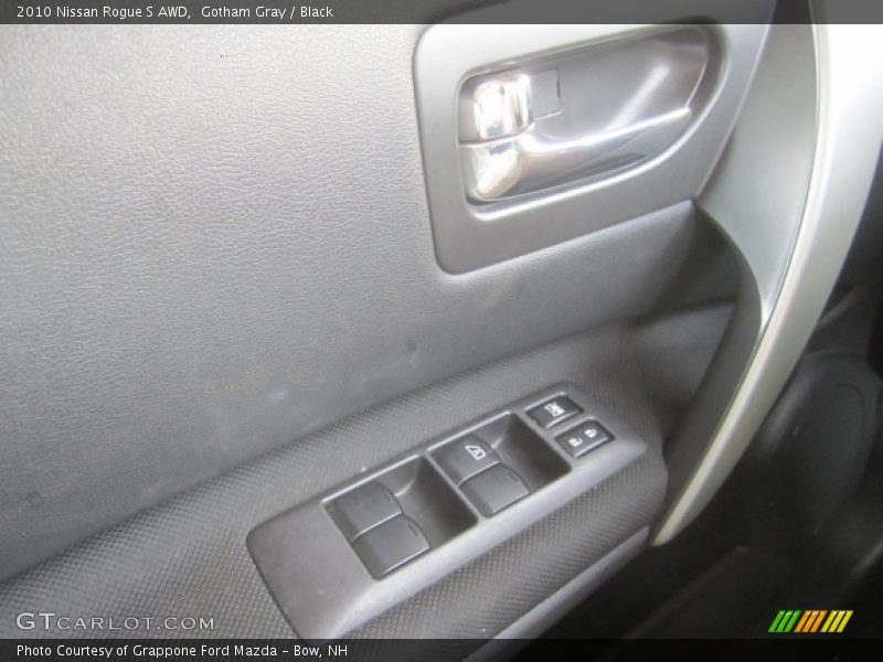 Gotham Gray / Black 2010 Nissan Rogue S AWD