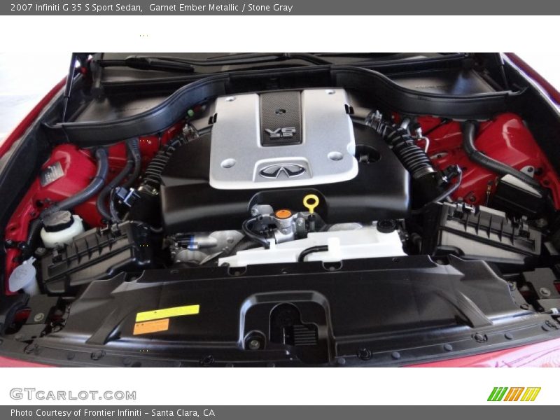 Garnet Ember Metallic / Stone Gray 2007 Infiniti G 35 S Sport Sedan