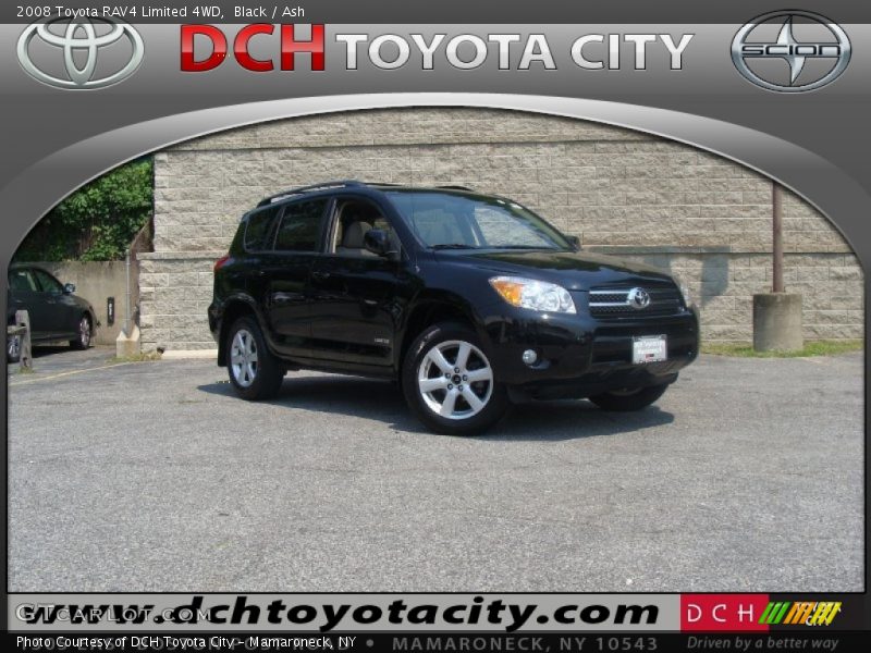 Black / Ash 2008 Toyota RAV4 Limited 4WD