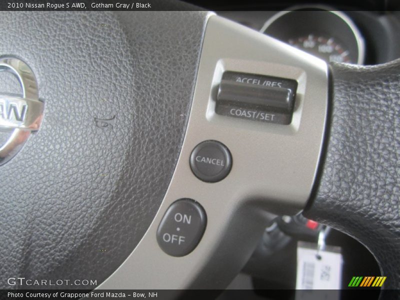 Gotham Gray / Black 2010 Nissan Rogue S AWD