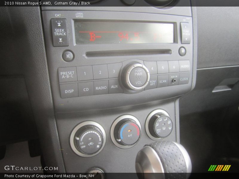 Gotham Gray / Black 2010 Nissan Rogue S AWD