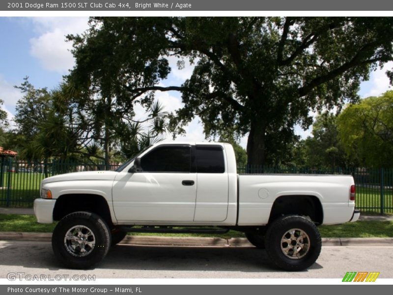 Bright White / Agate 2001 Dodge Ram 1500 SLT Club Cab 4x4