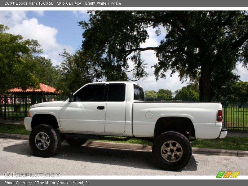 Bright White / Agate 2001 Dodge Ram 1500 SLT Club Cab 4x4