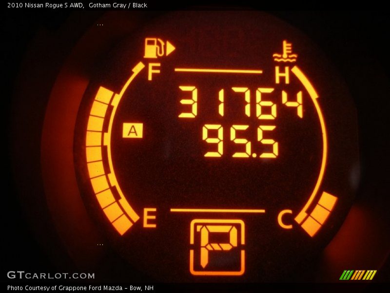 Gotham Gray / Black 2010 Nissan Rogue S AWD