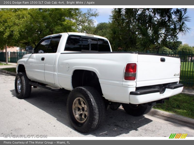 Bright White / Agate 2001 Dodge Ram 1500 SLT Club Cab 4x4