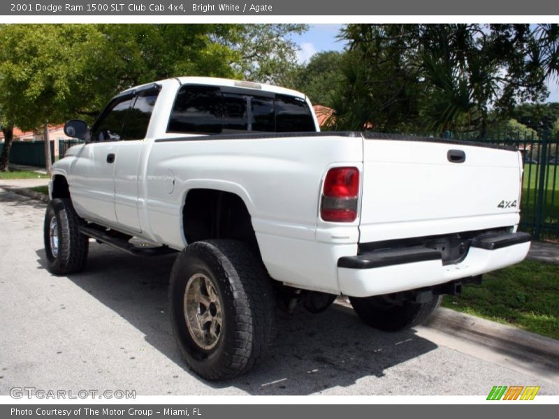 Bright White / Agate 2001 Dodge Ram 1500 SLT Club Cab 4x4