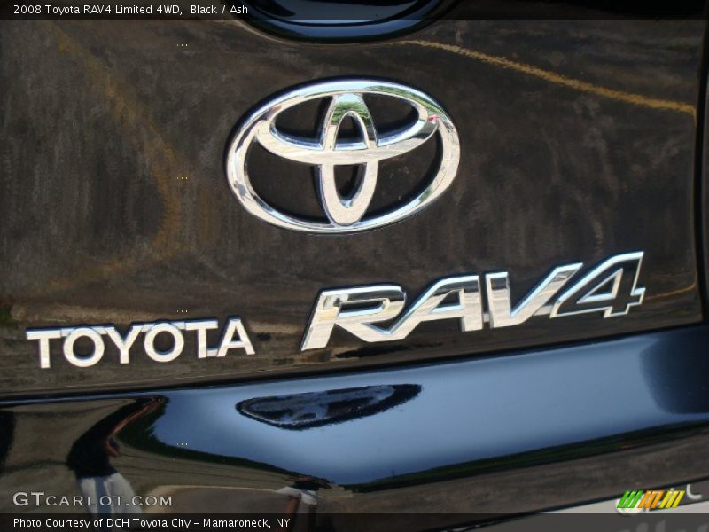 Black / Ash 2008 Toyota RAV4 Limited 4WD