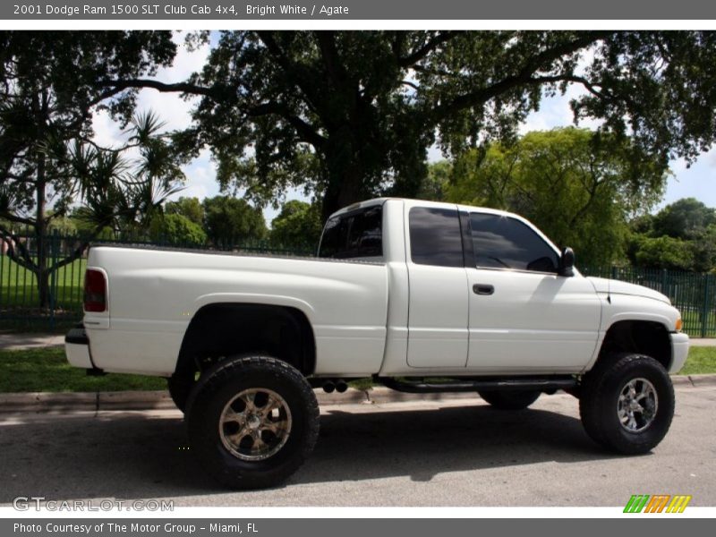 Bright White / Agate 2001 Dodge Ram 1500 SLT Club Cab 4x4