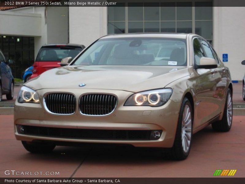  2012 7 Series 750i Sedan Milano Beige Metallic