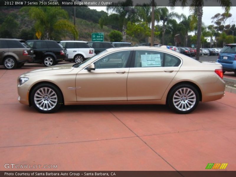  2012 7 Series 750i Sedan Milano Beige Metallic