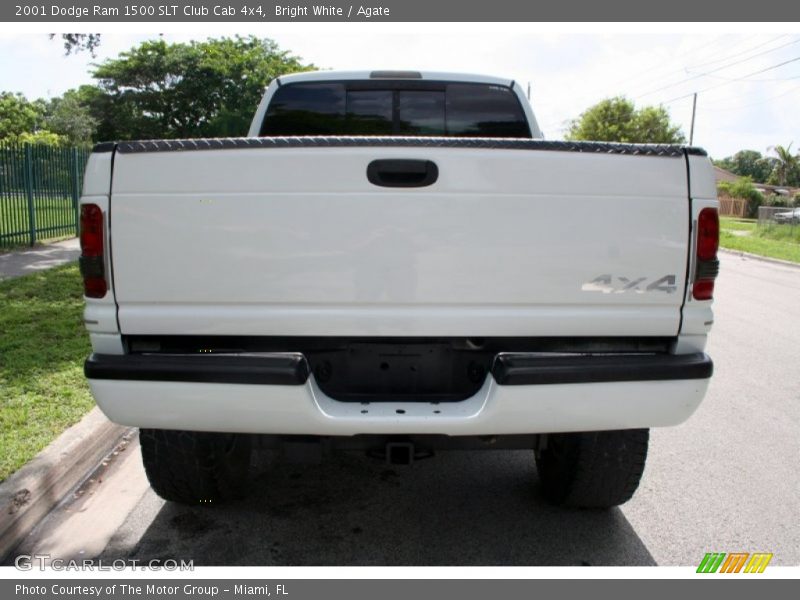 Bright White / Agate 2001 Dodge Ram 1500 SLT Club Cab 4x4