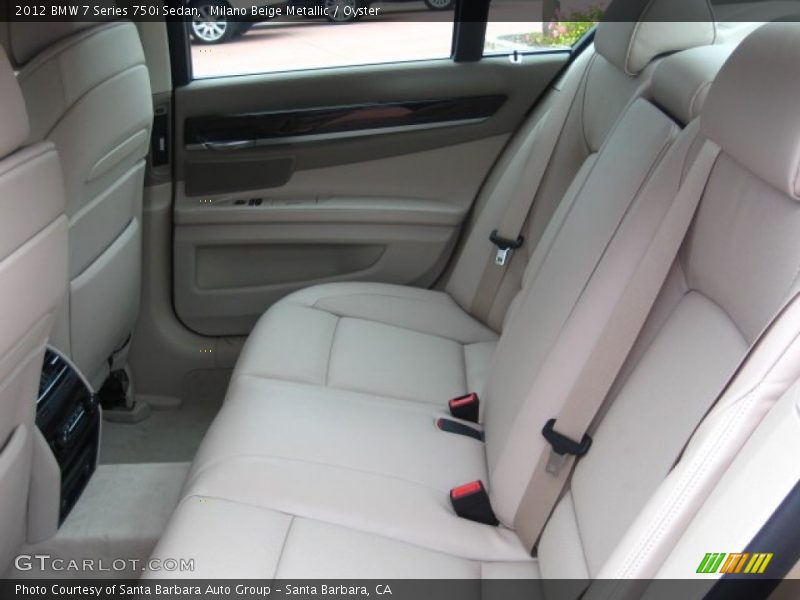  2012 7 Series 750i Sedan Oyster Interior