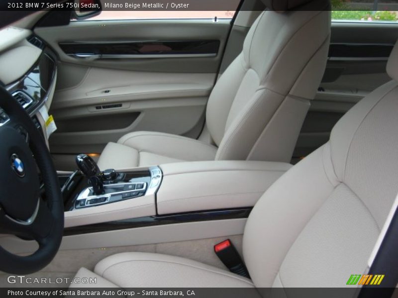  2012 7 Series 750i Sedan Oyster Interior