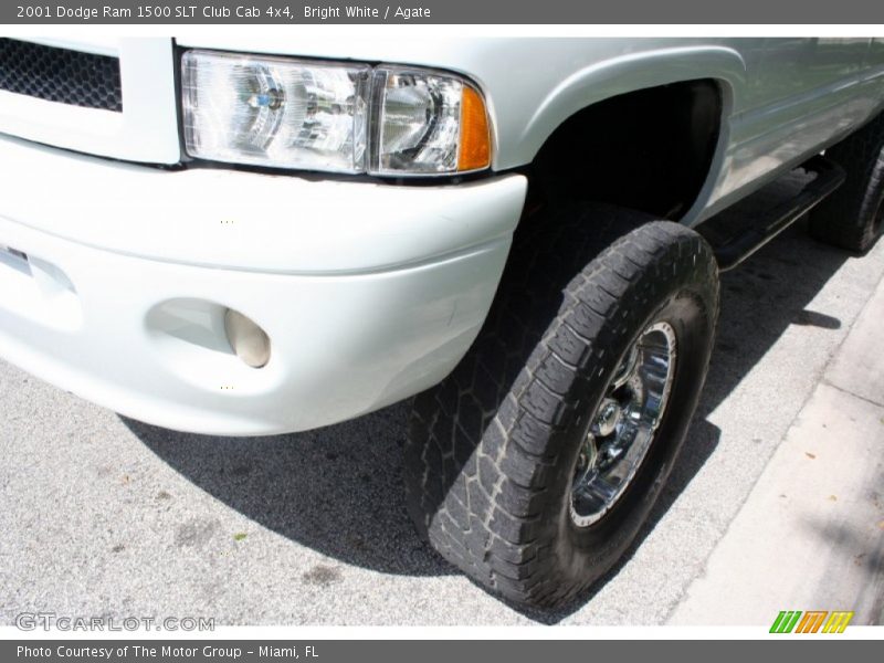 Bright White / Agate 2001 Dodge Ram 1500 SLT Club Cab 4x4