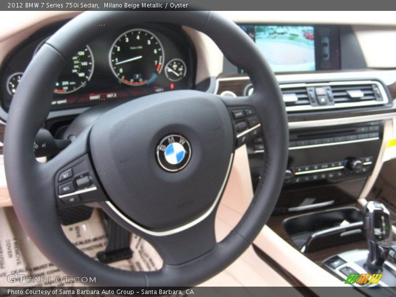  2012 7 Series 750i Sedan Steering Wheel