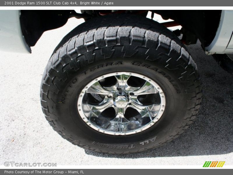 Bright White / Agate 2001 Dodge Ram 1500 SLT Club Cab 4x4