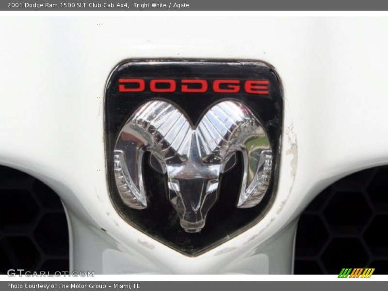 Bright White / Agate 2001 Dodge Ram 1500 SLT Club Cab 4x4